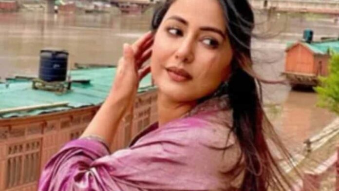 Hina Khan shows love for Kashmir in her battle against cancer