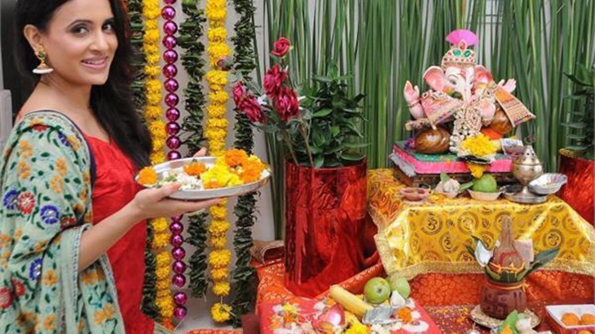 How to set up ganesh chaturthi at home