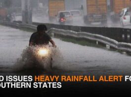 IMD issues rain and storm warning in southern states