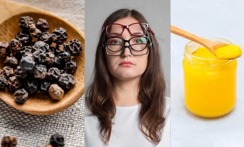 Improve eyesight Ghee and black pepper remedy!