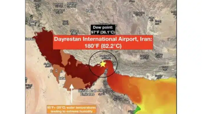 Iranian village hits Earth's highest heat index ever recorded at 82.2°C