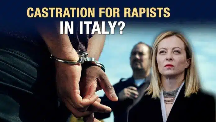 Italy passes law for chemical castration of sexual offenders