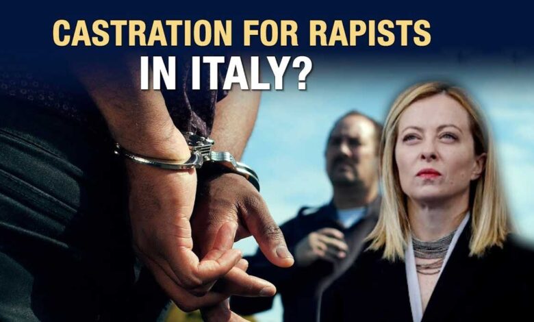 Italy passes law for chemical castration of sexual offenders