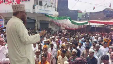 Jalsa-e-Mohammadi was taken out in Sambhal under the leadership of Ziaul Uloom