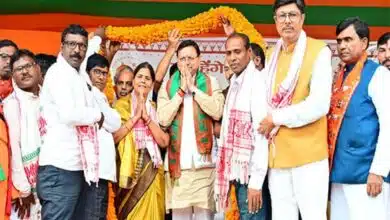 Jharkhand CM Pushkar Singh Dhami participated in the Parivartan Sabha for Nala assembly