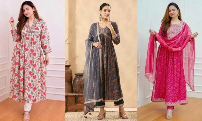 Leave the era of heavy kurtis! Naira Cut Kurti, rich look