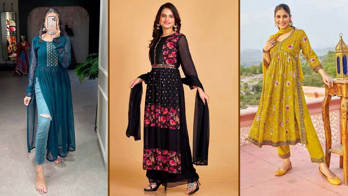 Leave the era of heavy kurtis! Naira Cut Kurti, rich look