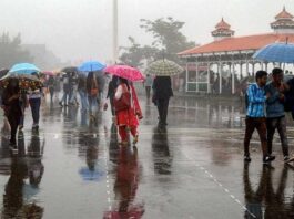 Light to moderate rain in Himachal Pradesh