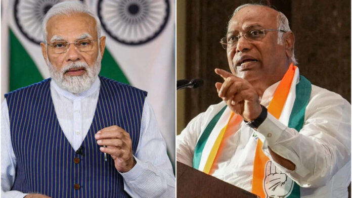 Mallikarjun Kharge made a scathing attack on PM Modi over the violence in Manipur