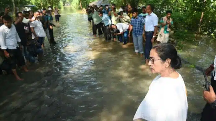 Mamata Banerjee assured flood victims of dam repair