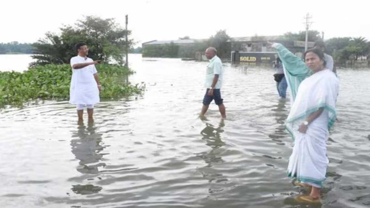 Mamata Banerjee assured flood victims of dam repair