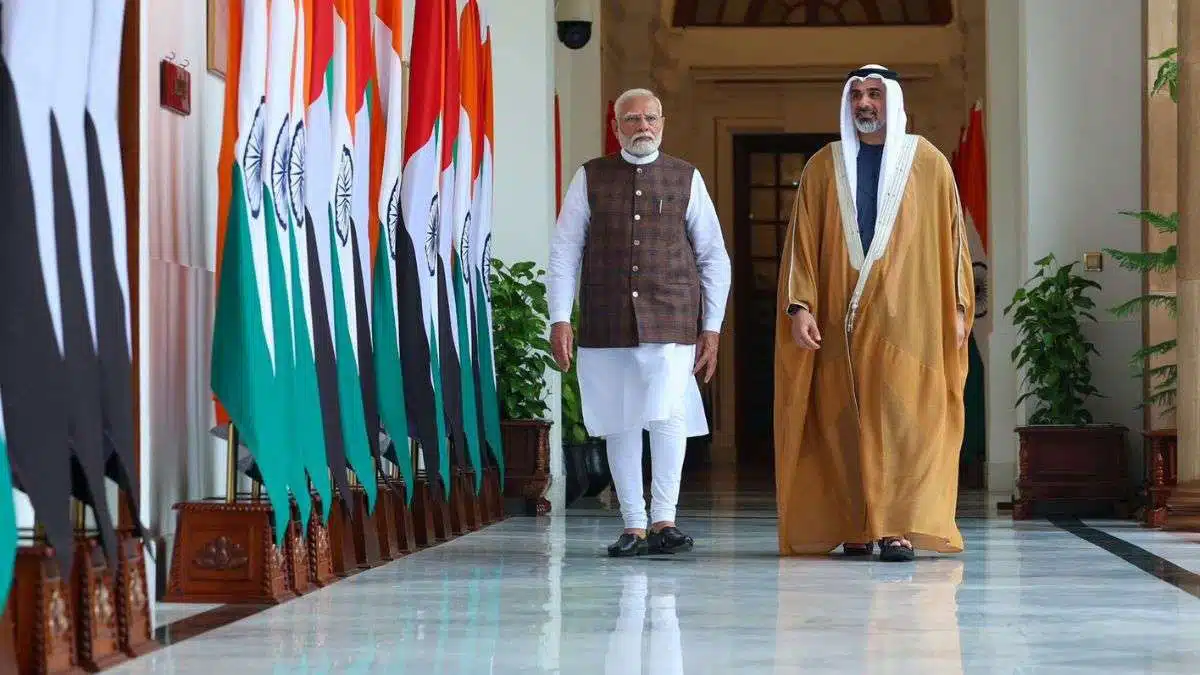 Meeting between PM Modi and Crown Prince of Abu Dhabi 1 Meeting between PM Modi and Crown Prince of Abu Dhabi