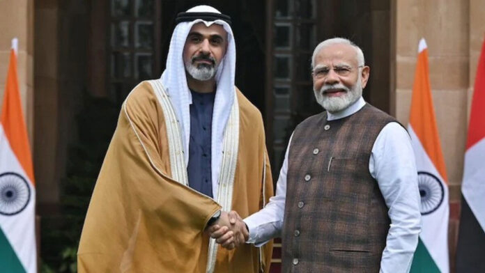 Meeting between PM Modi and Crown Prince of Abu Dhabi