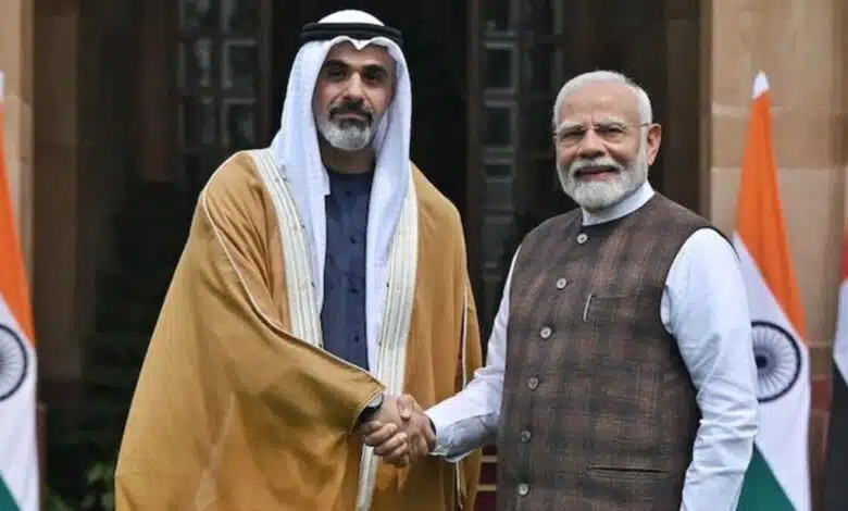 Meeting between PM Modi and Crown Prince of Abu Dhabi