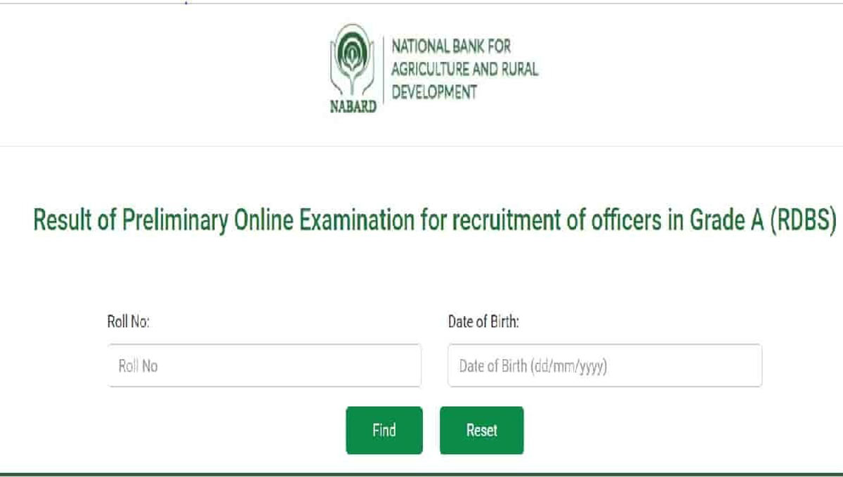 NABARD Grade A Result 2024 released, see steps to download