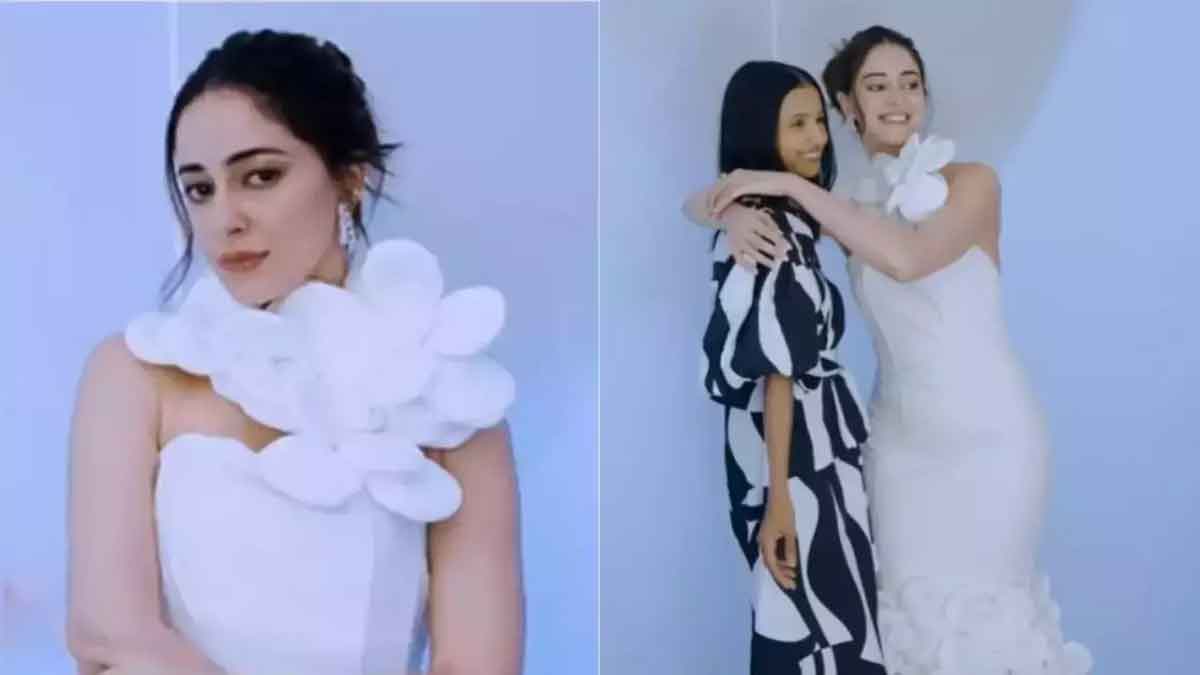 Nancy Tyagi designed stunning dress for Ananya Panday's 'Call Me Bay' launch