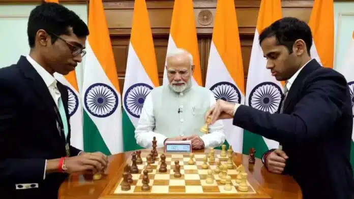 Narendra Modi's campaign Chess in schools!