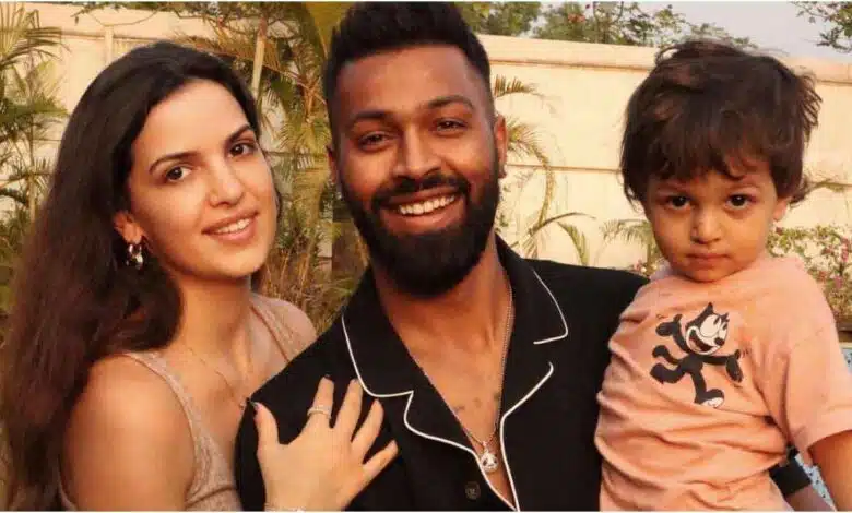 Natasa Stankovic drops off son Agastya at dad Hardik Pandya's home as she returns to Mumbai
