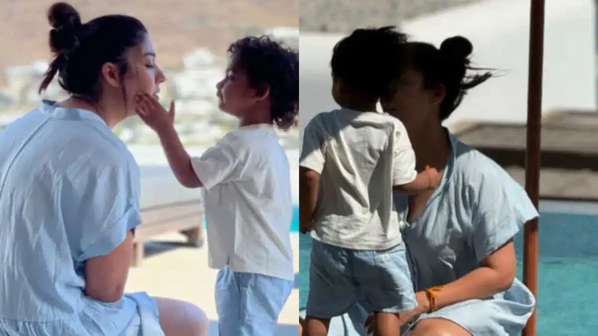 Nayanthara Enjoys Blissful Moments with Twins Uyir-Ulag in Greece!