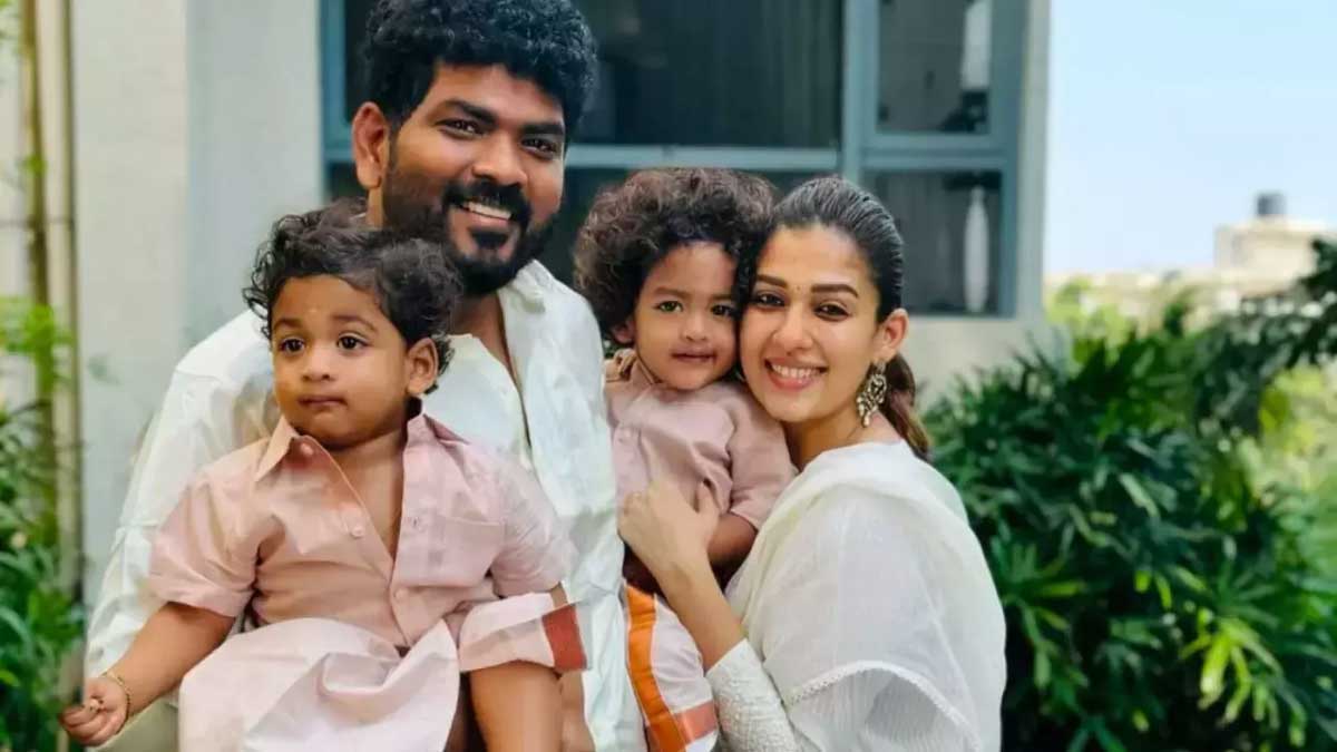 Nayanthara Enjoys Blissful Moments with Twins Uyir-Ulag in Greece!