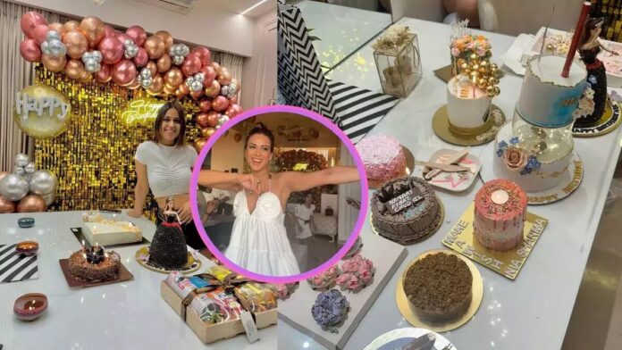 Nia Sharma celebrates her 34th birthday with three delicious cakes