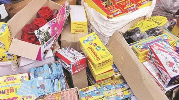 One person arrested for keeping firecrackers without license in delhi