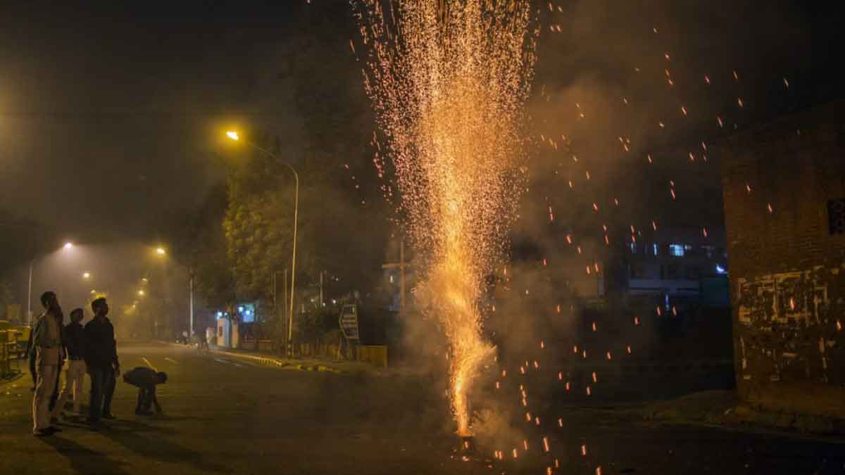 One person arrested for keeping firecrackers without license in delhi