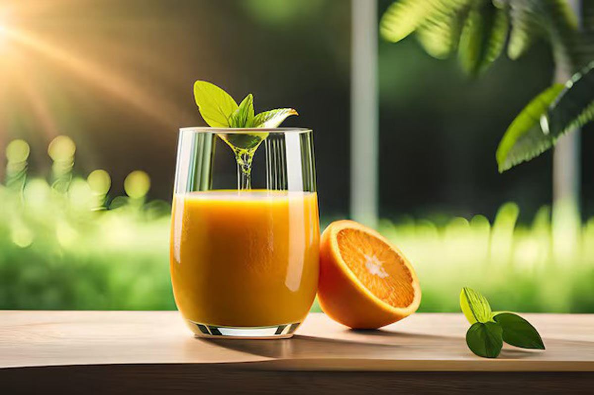 Orange Juice is a treasure of freshness and health