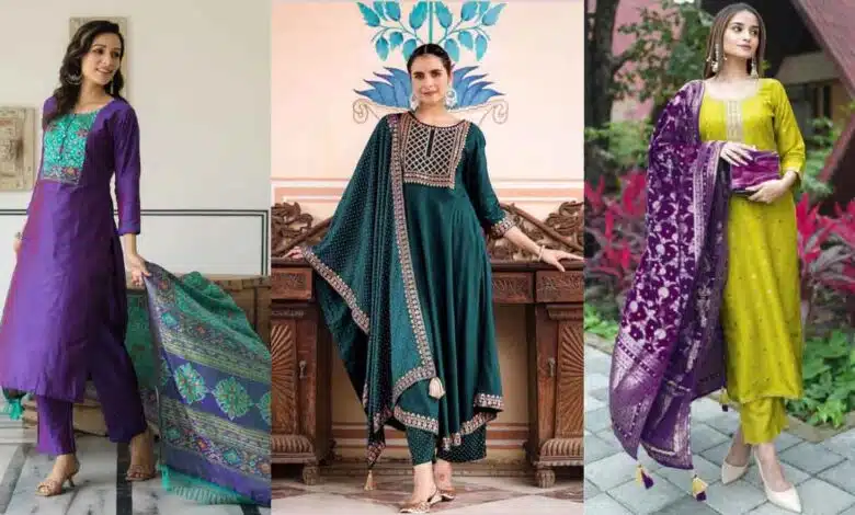 Over 70% off on Kurta Pant Dupatta Sets