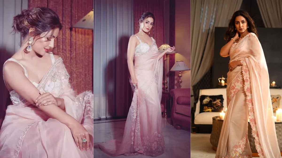 Peach Sarees Celebrities leading this festive season's fashion trend