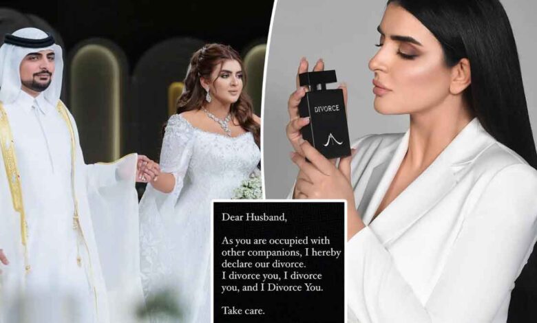 Princess Sheikha Mahra created a stir on social media, after divorce from her husband, now launched 'Divorce' perfume