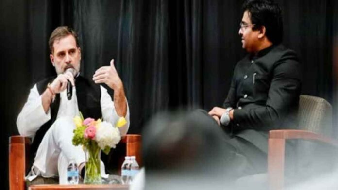 Rahul Gandhi's swipe at PM, RSS again at US event