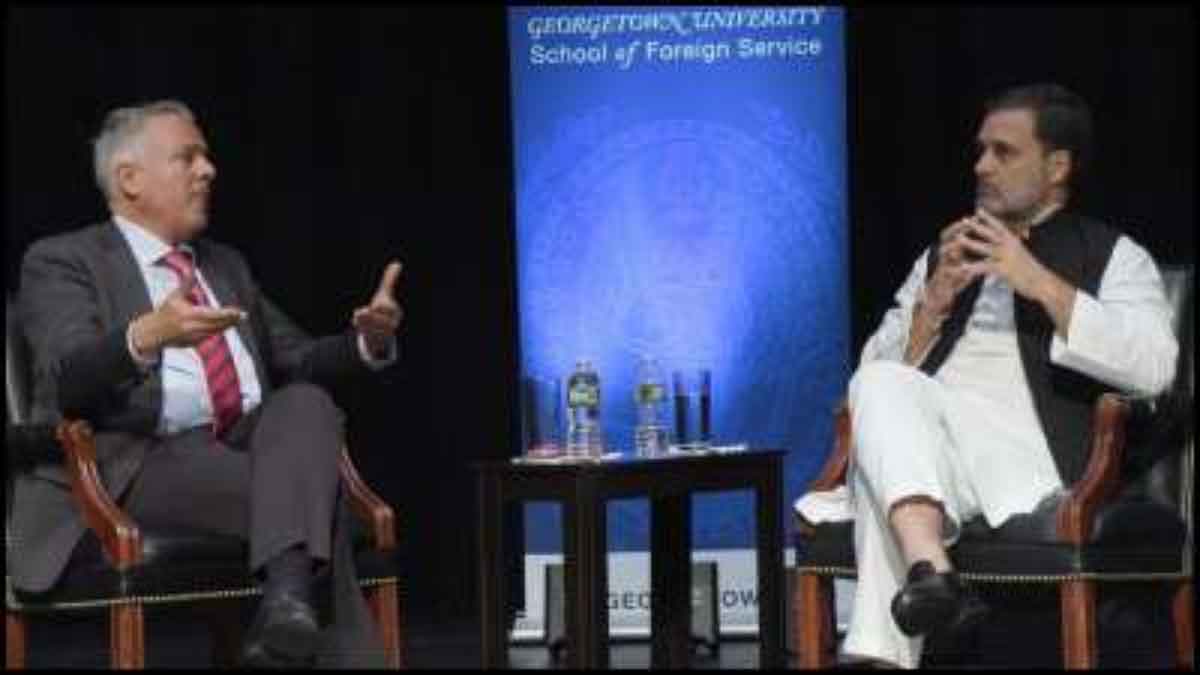 Rahul Gandhi's swipe at PM, RSS again at US event