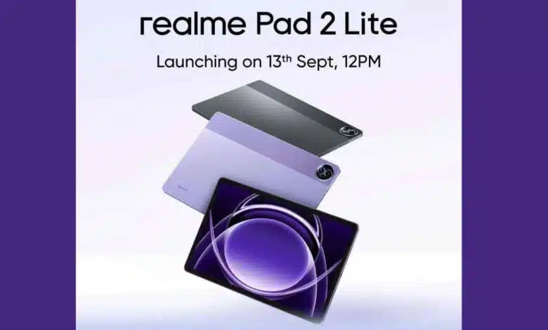 Realme Pad 2 Lite unveiling on September 13