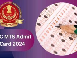 SSC MTS Admit Card released