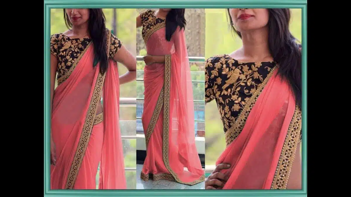 Stunning Heavy Work Blouses for Plane Sarees!