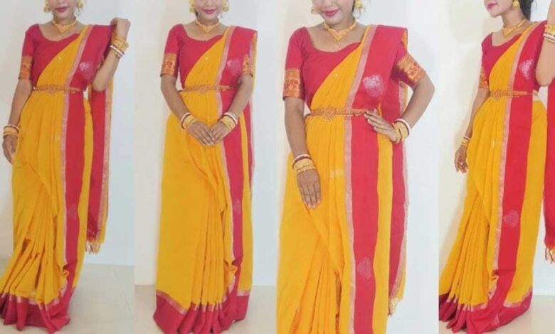 Stylish Yellow Sarees for Durga Puja Designs That Will Captivate You!