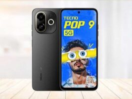 TECNO POP 9 5G launch with 48MP Sony AI camera