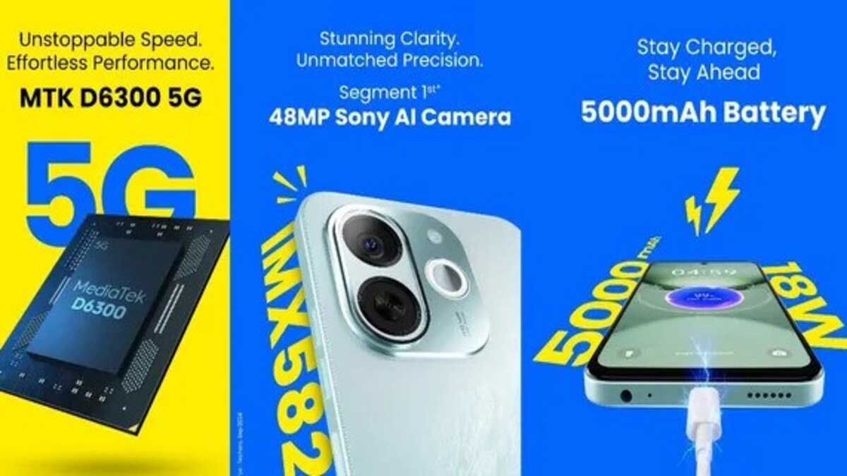 TECNO POP 9 5G launch with 48MP Sony AI camera