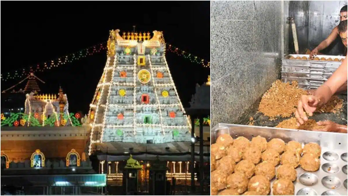 There is no impact on the sale of Tirupati Prasadam