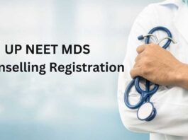 UP NEET MDS 2024 Stray Vacancy Round Registration