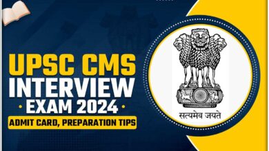 UPSC 2024 Interview Schedule for Combined Medical Services Announced