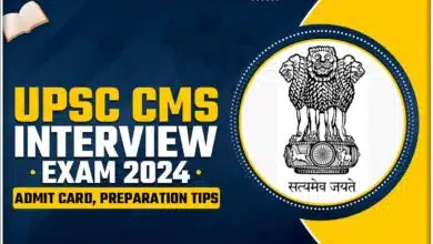 UPSC 2024 Interview Schedule for Combined Medical Services Announced