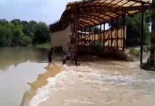 Uttar Pradesh Moradabad railway underpass submerged due to sudden rise in water level of rivers