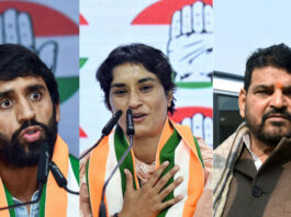 Vinesh Phogat and Bajrang Punia join Congress after Brij Bhushan alleges conspiracy