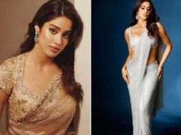 Wear classy Sarees like Janhvi Kapoor at your friend's wedding