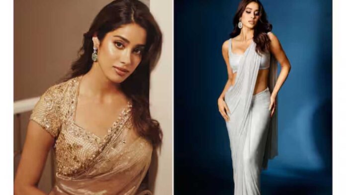 Wear classy Sarees like Janhvi Kapoor at your friend's wedding