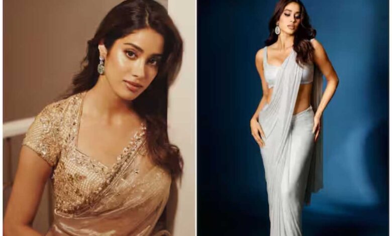 Wear classy Sarees like Janhvi Kapoor at your friend's wedding