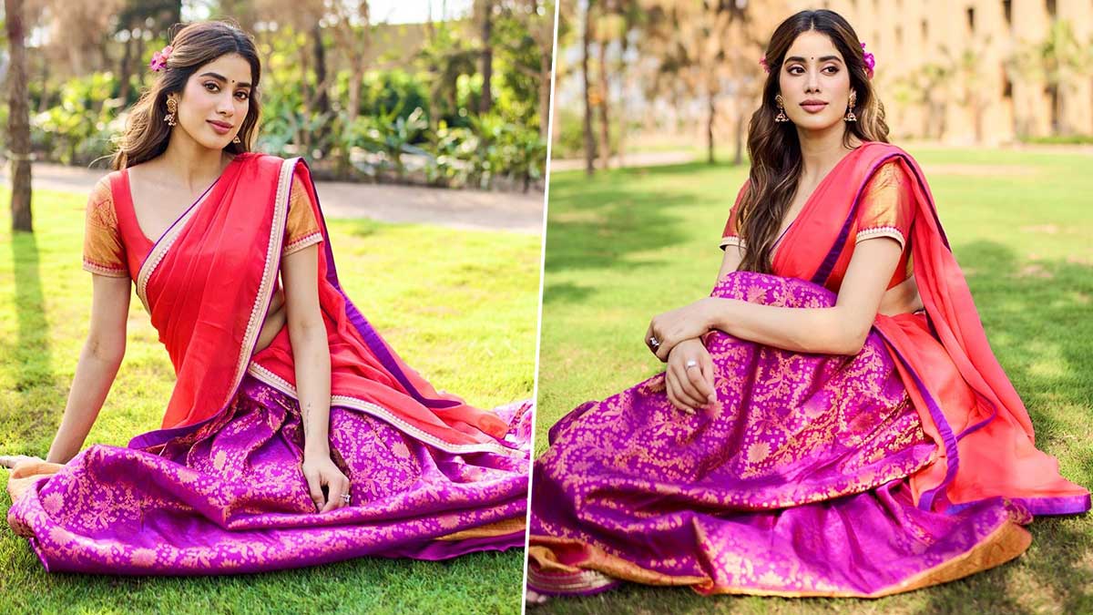 Wear classy Sarees like Janhvi Kapoor at your friend's wedding