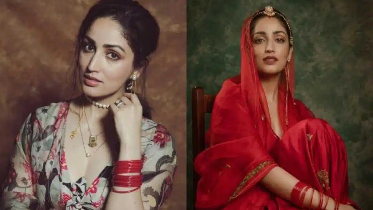 Yami Gautam Magic in a gorgeous red ethnic suit!